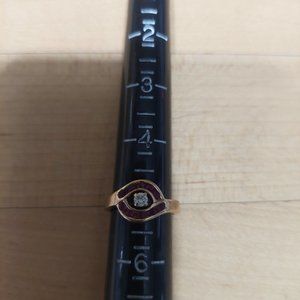 Estate Ruby and Diamond Ring